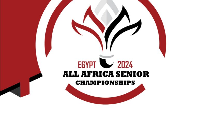 شعار بطولة افريقيا المقبلة للريشة الطائرة