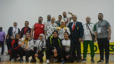 جانب من بعثة مصر فى دورة الألعاب الافريقية