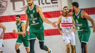 رجال سلة الاتحاد السكندري أمام الزمالك
