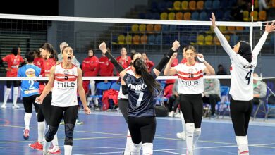 قمة سيدات الكرة الطائرة بين الاهلي والزمالك