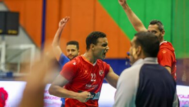 احمد عزب لاعب طائرة الاهلي