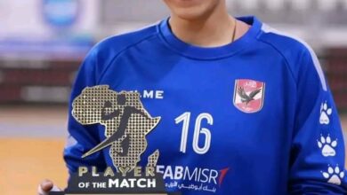 فرح الشاذلي حارسة مرمى يد الاهلي