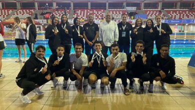 منتخب السباحة بالزعانف المشارك ببطولة العالم للجامعات