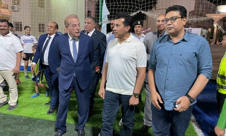 وزير الرياضة مع محافظ جنوب سيناء