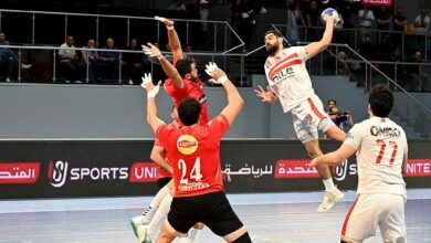 قمة الاهلي والزمالك بدوري محترفي اليد