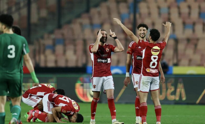 من مباراة الاهلي والاتحاد السكندري