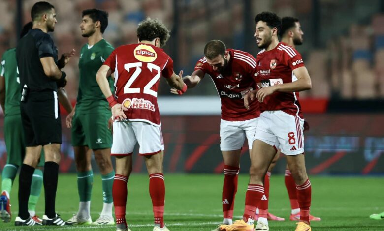 من مباراة الاهلي والاتحاد السكندري