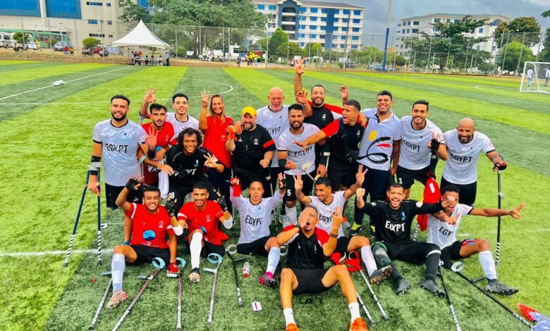 منتخب مصر لكرة القدم للساق الواحدة