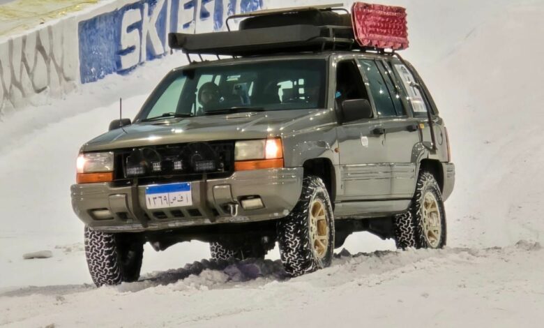 سكي مصر تنظم سباق سيارات 4x4