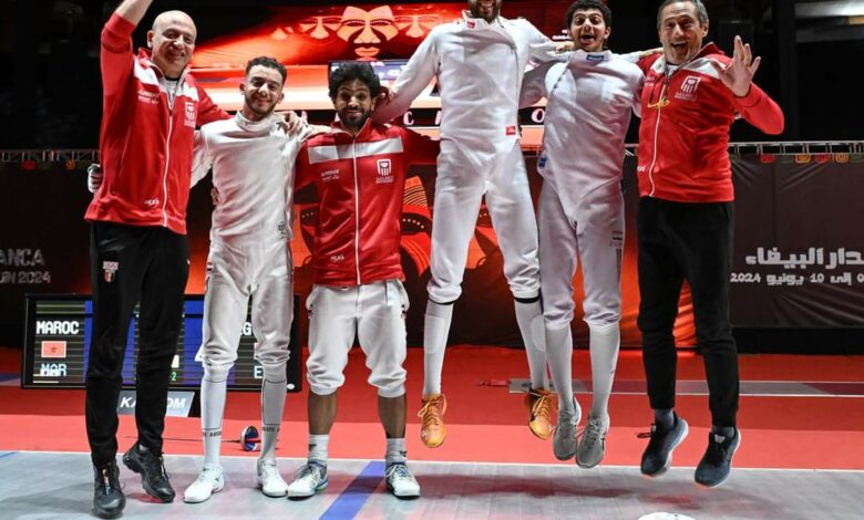 منتخب مصر لسلاح سيف المبارزة