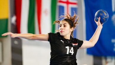 لاعبة منتخب مصر لشابات كرة اليد