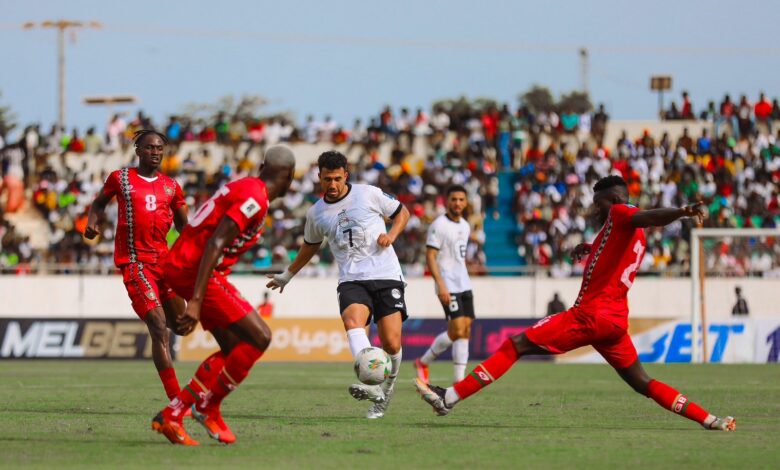 منتخب مصر أمام غينيا بيساو