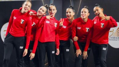 منتخب الجمباز الايقاعى