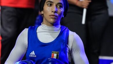 يمنى عياد لاعبة منتخب مصر للملاكمة
