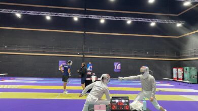 تدريبات منتخب سلاح السيف رجال