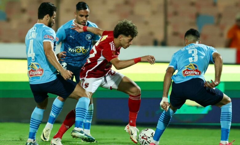 قمة الاهلي وبيراميدز بالدوري الممتاز