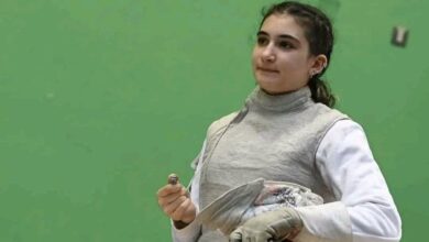 سارة عمرو اصغر لاعبة مصرية باولمبياد باريس 2024