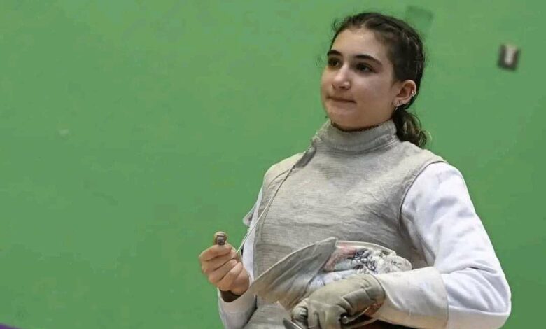 سارة عمرو اصغر لاعبة مصرية باولمبياد باريس 2024