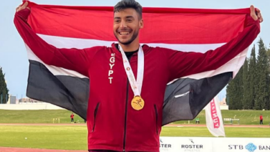مصطفى محمود لاعب منتخب مصر لألعاب القوى