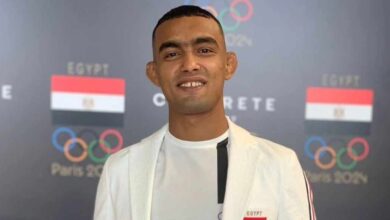 جمال عبد الناصر لاعب منتخب مصر للمصارعة الحرة