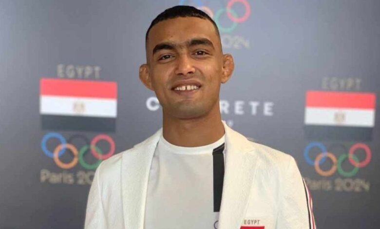 جمال عبد الناصر لاعب منتخب مصر للمصارعة الحرة