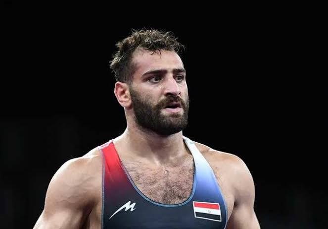 محمد مصطفى متولي لاعب منتخب مصر للمصارعة الرومانية