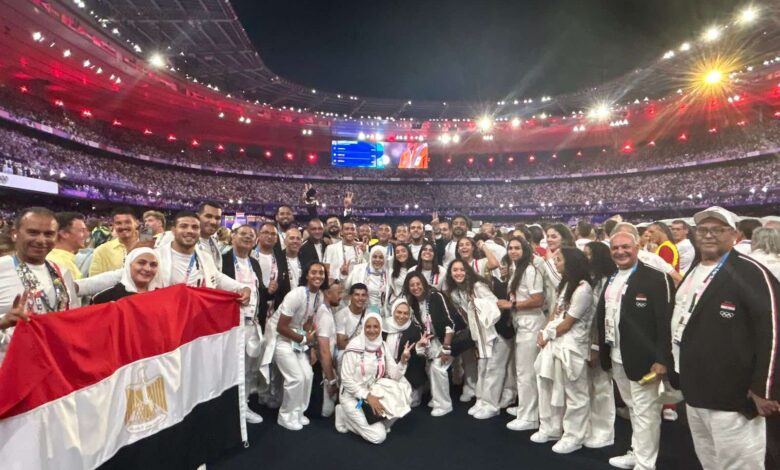 البعثة المصرية المشاركة في أولمبياد باريس 2024