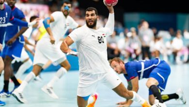 احمد عادل لاعب منتخب مصر لكرة اليد