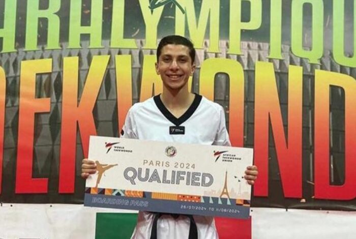 احمد وائل لاعب منتخب مصر للتايكوندو