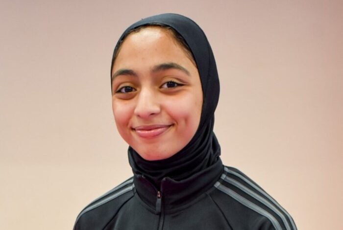 آية شحاتة لاعبة منتخب مصر للتايكوندو