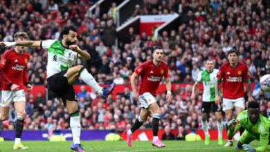 مواجهة ليفربول أمام مانشستر يونايتد