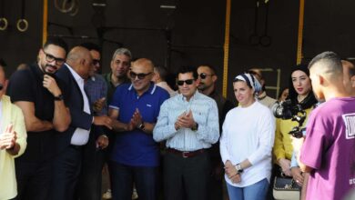 وزير الشباب والرياضة يشهد منافسات بطولة "strongman" و"دوري اللياقة التنافسية" في نادي الزهور