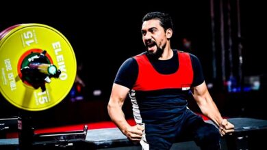 طه عادل لاعب منتخب مصر لرفع الاثقال البارالمبي