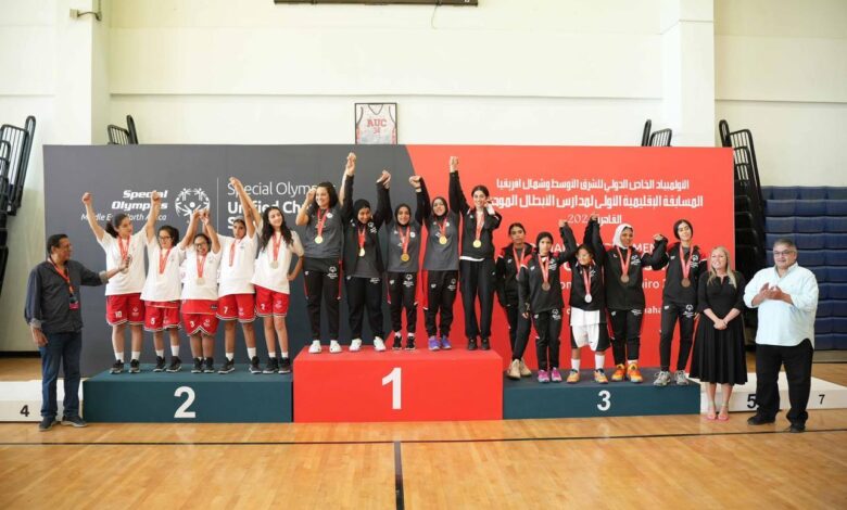 مصر تسيطر على منصات التتويج بالمسابقة الإقليمية لمدارس الأبطال الموحدة للأولمبياد الخاص