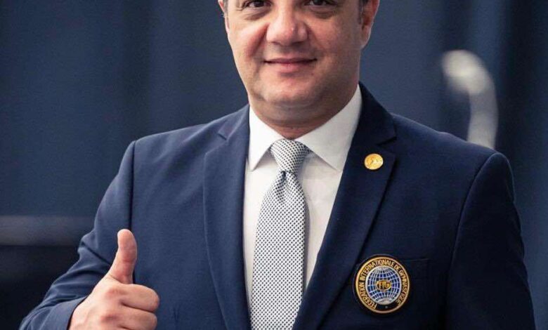 ايهاب امين رئيس اتحاد الجمباز