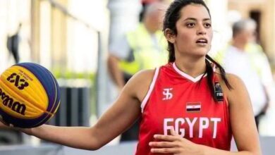 ملك شادي لاعبة منتخب مصر لكرة السلة
