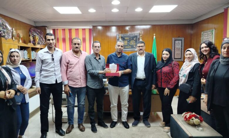 مدير عام الشباب والرياضة بالقليوبية يلتقى بوفد من كيان الاتحاد الشبابي لدعم مصر