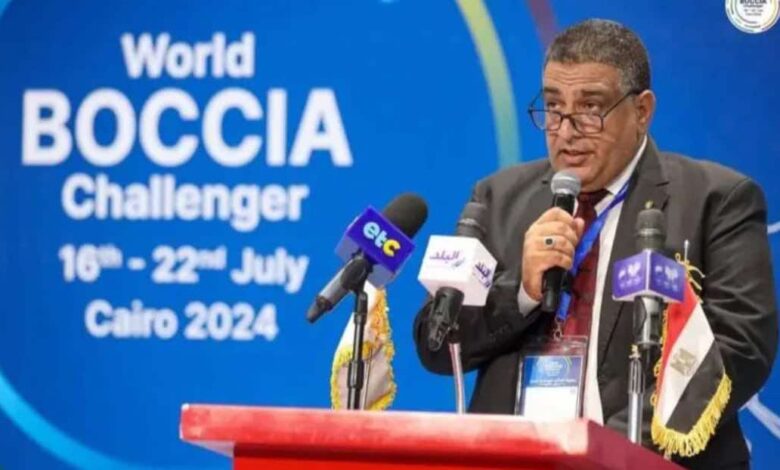 أحمد آدم رئيس الاتحاد المصري للبوتشيا