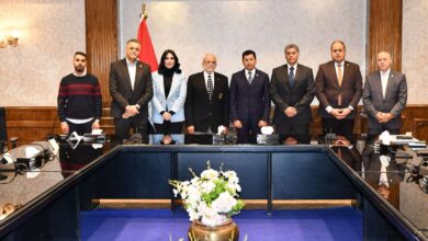 وزير الرياضة يستقبل مجلس إدارة اتحاد الرجبي