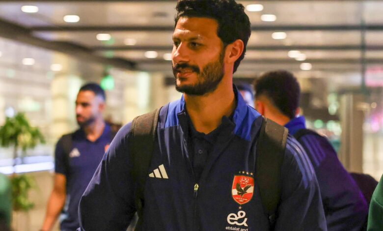 محمد الشناوي حارس مرمى الفريق الأول لكرة القدم بالنادي الاهلي
