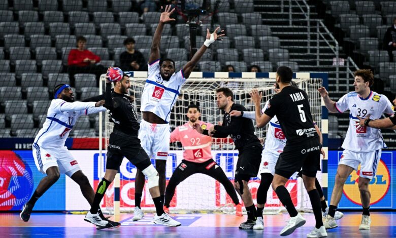 منتخب مصر لكرة اليد أمام فرنسا