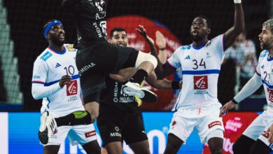 منتخب مصر لكرة اليد أمام فرنسا