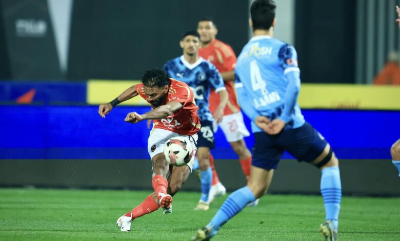 مباراة الأهلي مع بيراميدز