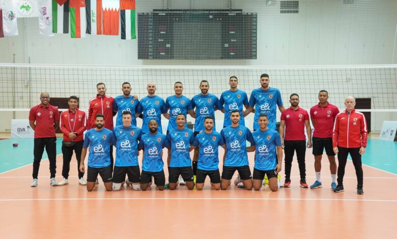 رجال طائرة الاهلي