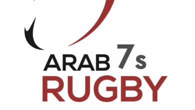 شعار البطولة العربية للرجبي 2025