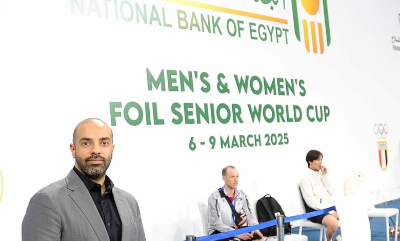 عبد الله السنيد مراقب الاتحاد الدولي للسلاح