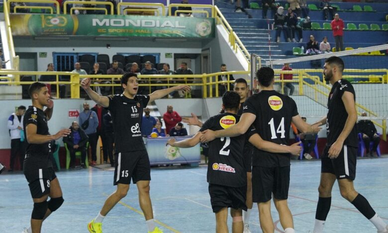 الأهلي يهزم إيسترن كومباني ويصعد لنصف نهائي كأس مصر لرجال الطائرة