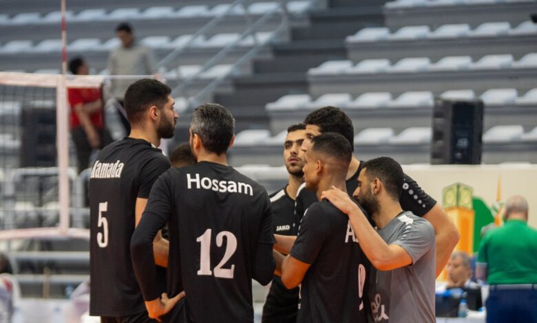 رجال طائرة الاهلي