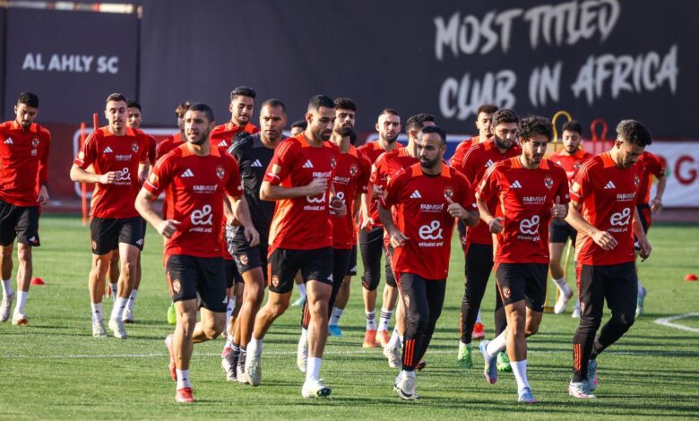 الأهلي يستأنف تدريباته استعدادًا لمباراة الإياب أمام الهلال السوداني