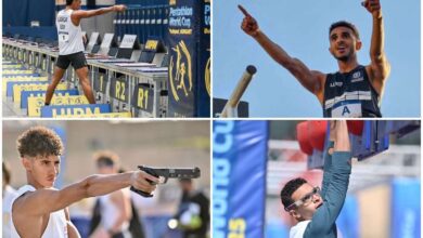 رجال مصر يتأهلون بالعلامة الكاملة لنهائي كأس العالم للخماسي الحديث بالمجر